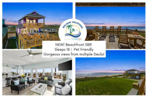 Sangria Sunset by BV! NEW Beachfront 5BR, Sleeps 18, Multiple Decks!